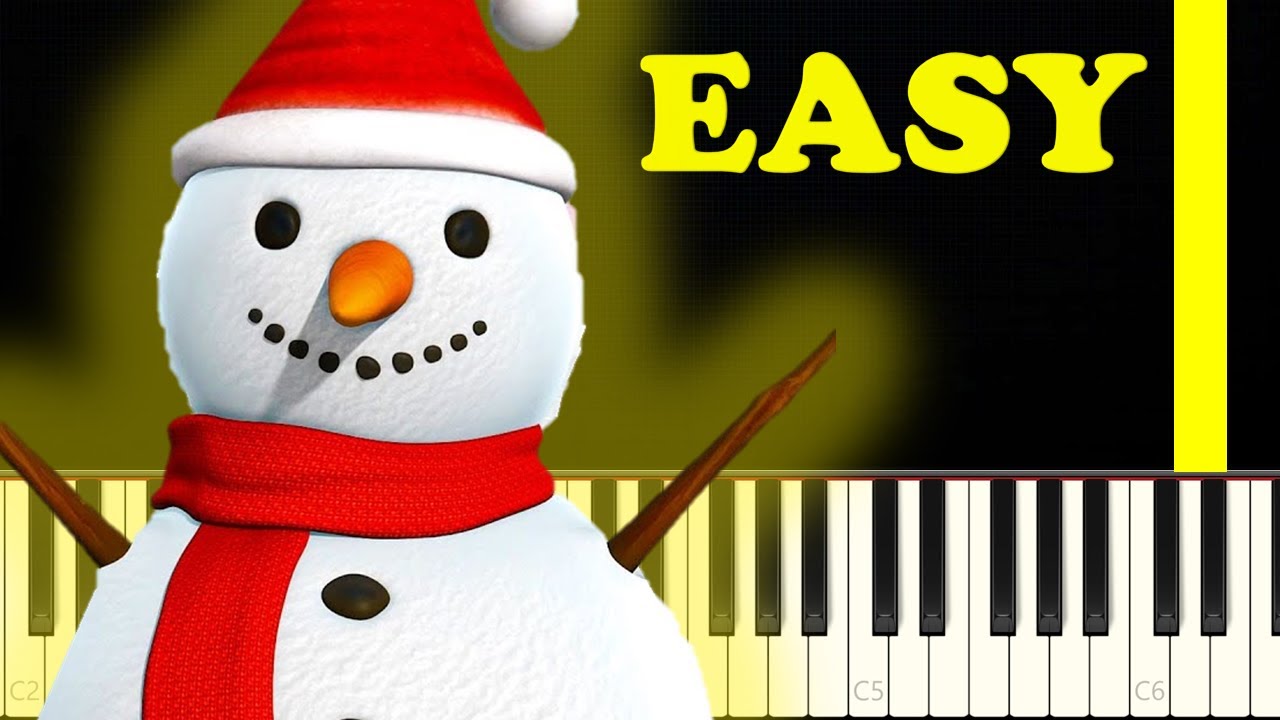 🎹 Little Baby Bum – Let’s Make a Snowman Piano Tutorial | Piano AccoMan