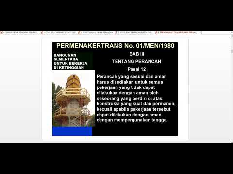 Standar dan Pedoman Teknis Perancah