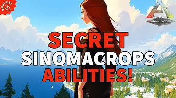 SECRET Sinomacrops ABILITIES! (Ark Survival)
