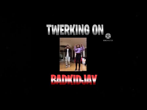 MAGIC TWERKING ON BADKIDJAY IN FRONT OF AALIYAH FUNNYMIKE LAUGH!!!