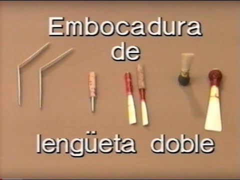 Video: ¿Qué instrumento tiene lengüeta doble?