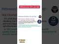 Difference between SPC and SQC