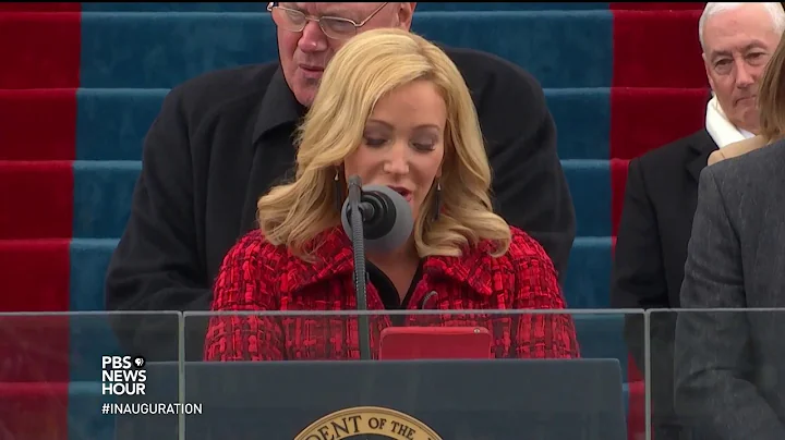Pastor Paula White-Cain delivers invocation at Ina...