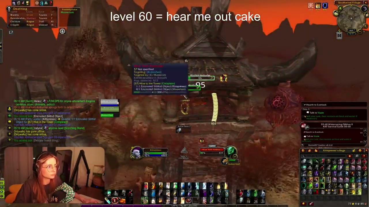 sp00n's lvl 58 hardcore death