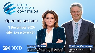 2025 OECD Global Forum on Competition - Opening Session - Live at 09:30 CET