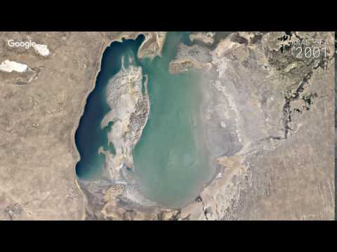 Google Timelapse: Aral Sea