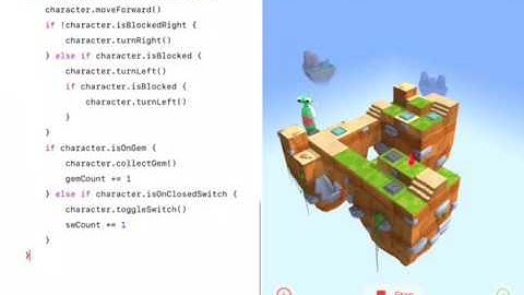 Swift Playgrounds: Floating Islands