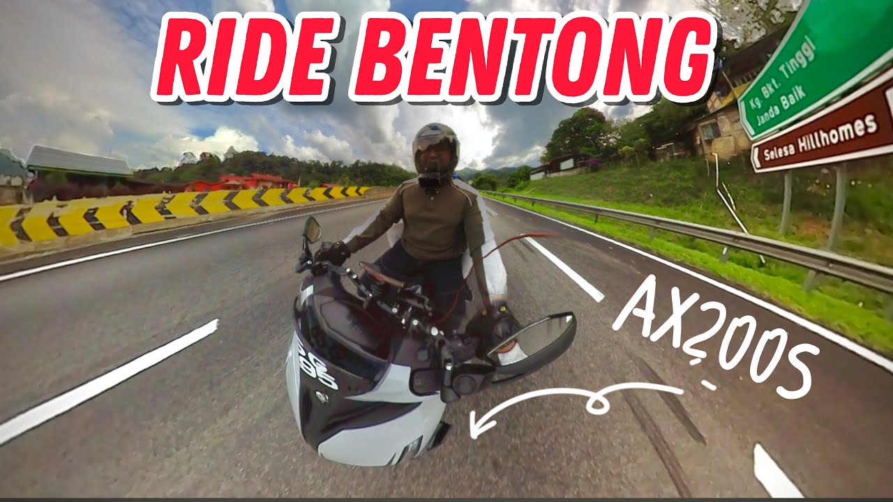  AX200S RIDE  LONG DISTANCE OK KE?? 300 KM RIDE KE LEMANG TOKI