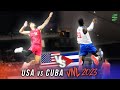 Usa vs cuba  vnl 2023 anaheim volleyball highlights