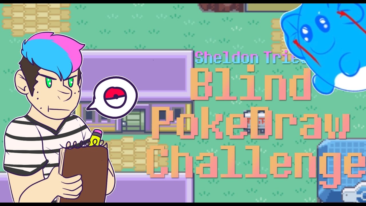 Blind Pokemon Draw Challenge!