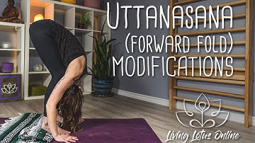 Modifications for Uttanasana Yoga Pose: Make Forward Fold Accessible to YOU!