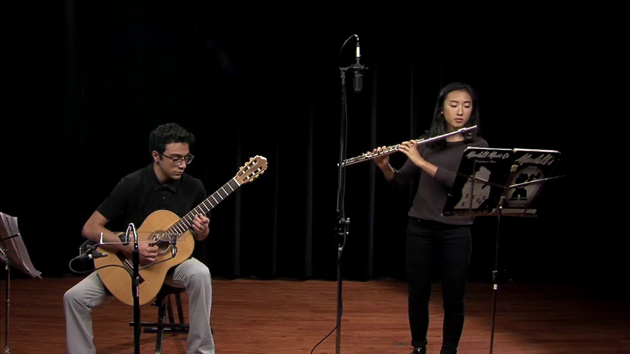 Classical Guitar and Flute Duet Standchen by Shubert YouTube