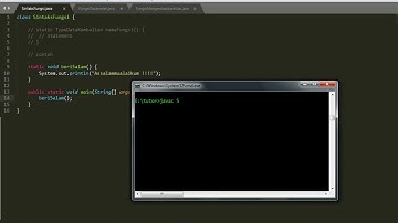 TUTORIAL PEMROGRAMAN FUNGSI 1 PADA JAVA