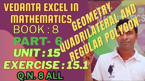 Geometry:Quadrilateral and regular polygon| Exe:15.1| QN.8 |Prakash constructed a quadrilateral QRST