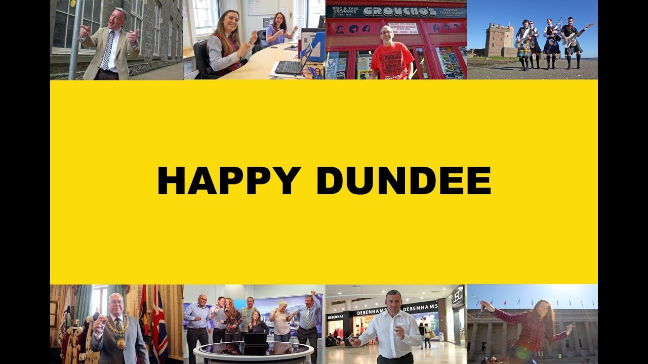 Pharrell Williams - Happy WE ARE FROM DUNDEE, SCOTLAND - Happy Dundee