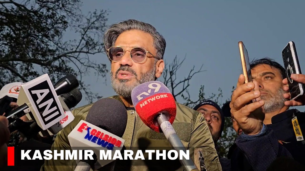 Kashmir Marathon: “Kashmir Is Back in a Big Way,” Says Suniel Shetty