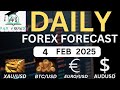 4 FEB 2025 DAILY FOREX FORECAST