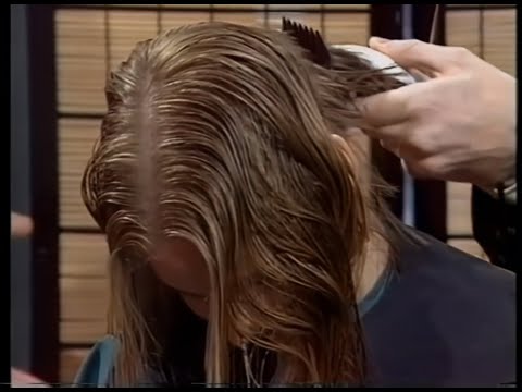 видео: Blonde girl long to short makeover at This Morning '90s TV Show (HD remaster)