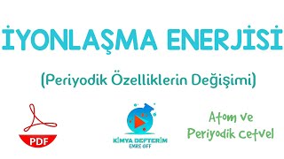 B8- Peri̇yodi̇k Cetveldeki̇ Özelli̇kleri̇n Deği̇şi̇mi̇ - İyonlaşma Enerji̇si̇ - Tyt Ki̇mya