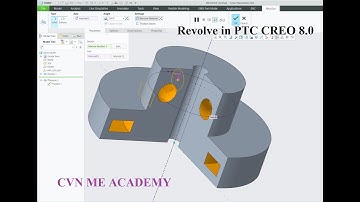 Revolve - PTC Creo 8.0