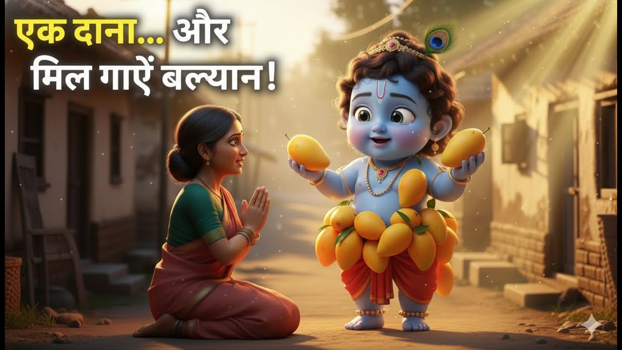 नन्हे गोपाल और आम वाली: एक अनोखा व्यापार