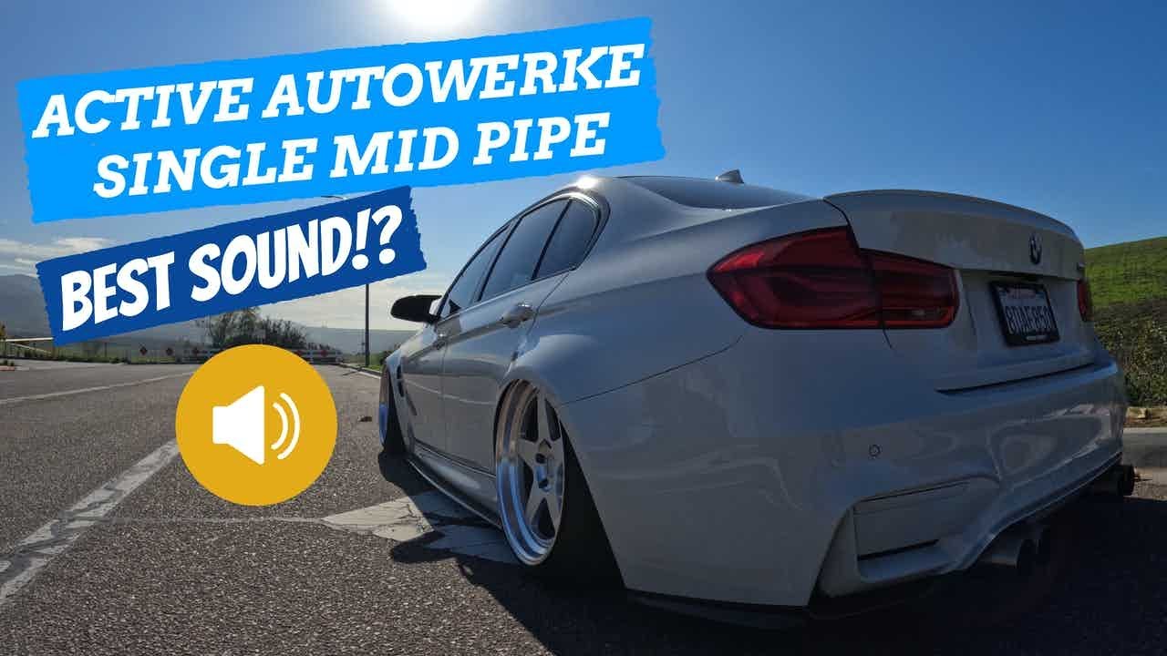 F8X M3/M4 Active Autowerke Single Mid pipe - Best (affordable) exhaust setup for a stock F80!