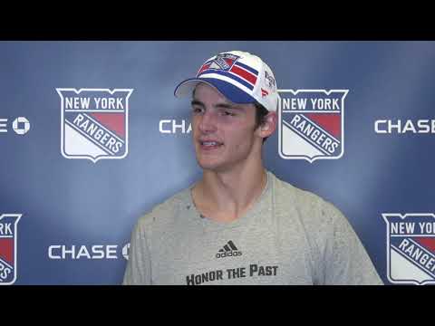 New York Rangers: Braden Schneider Media Availability | Development Camp 2021