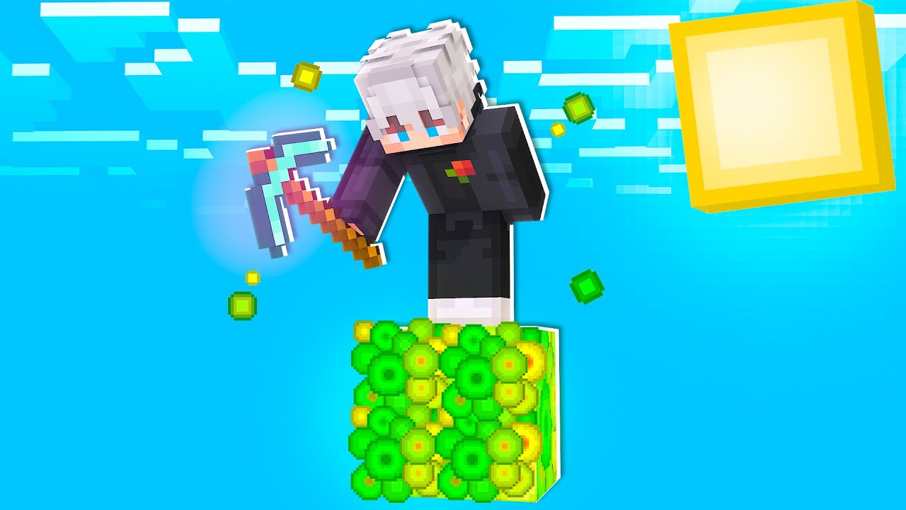 Aku Terdampar di Dunia One Block dari XP di Minecraft!