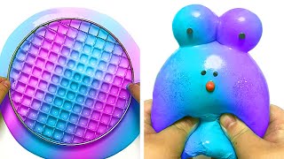 12 Hour Oddly Satisfying Slime ASMR No Music Videos - Relaxing Slime 2023