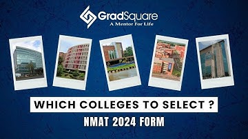 Which colleges to select (apply for) in NMAT 2024 form?