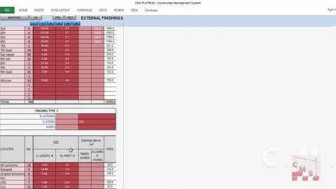 16  How to make Quantities Surveying for EXTERNAL FINISHING by CMS
