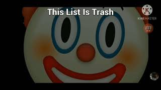Reaction PvZ GW1 Tier List by MkellyPK