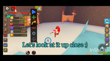 Reviewing the Demon Ice sword (Giant Simulator)