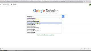 Google Scholar Library Links