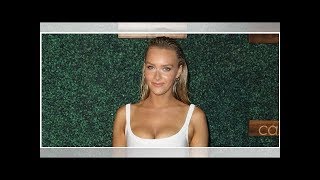 Rob Gronkowski’s Girlfriend Camille Kostek Reveals Deep Cleavage, Cheetah-Print Bikini On Kangaro...