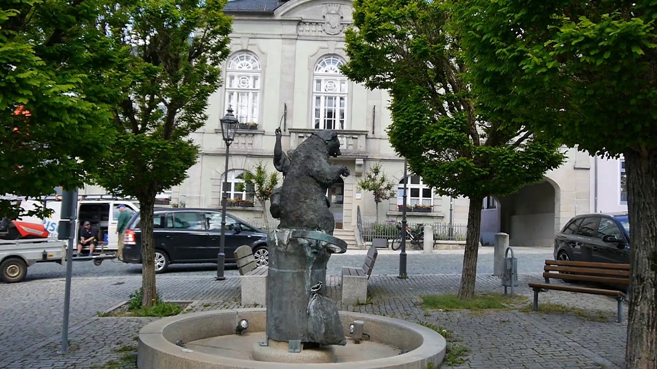 D: Bärnau. Oberpfalz. Eindrücke aus der Stadtmitte. Mai 2020