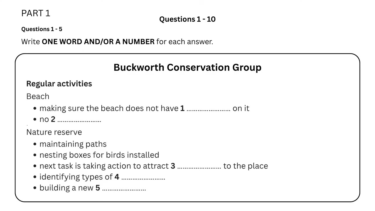 Cambridge IELTS 17 Listening Test 1 with answer |   #ielts