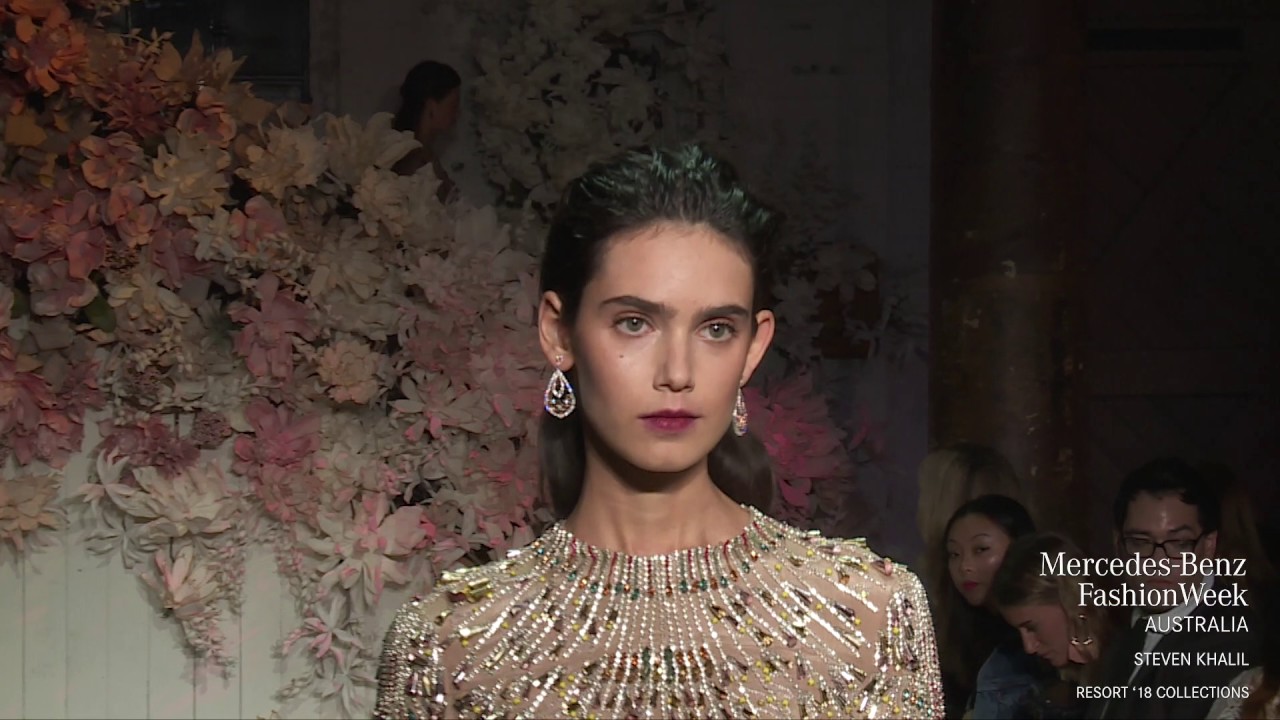 STEVEN KHALIL COLLECTION MERCEDES-BENZ FASHION WEEK AUSTRALIA RESORT 18 COLLECTIONS