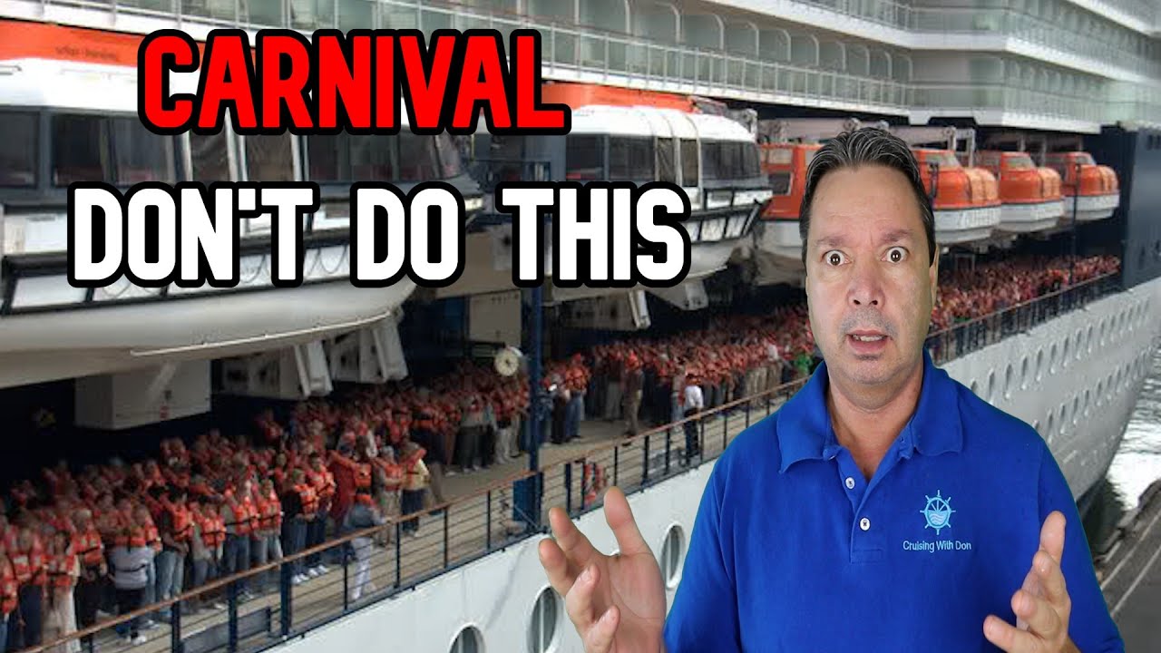 CRUISE NEWS - CARNIVAL SCRAPS SHIP AND TALKS POLICY CHANGE