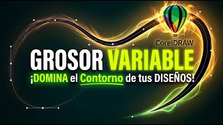 CONTORNO VARIABLE en CorelDRAW: Crea grosores personalizados en tus trayectorias