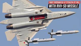 Russia Claims First SU-57 Stealth Jet Kill Against Ukrainian Forces with RVV-SD Missile