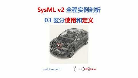 03 区分使用和定义 SysML v2 全程实例剖析