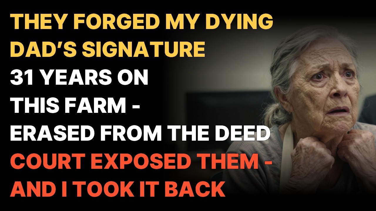 They Forged My Dying Father's Signature — And Took the Farm I Kept for 31 Years