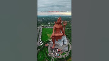 TALLEST SHIVA STATUE IN THE WORLD @statue.of.belief 😍  #statueofbelief #nathdwara #rajasthan #shiv