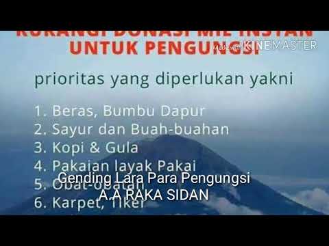 GENDING LARA PARA PENGUNGSI Vocal. A A Raka Sidan