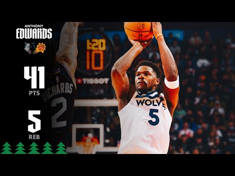 Anthony Edwards Drops 41 Points Against Phoenix Suns | 11.21.25