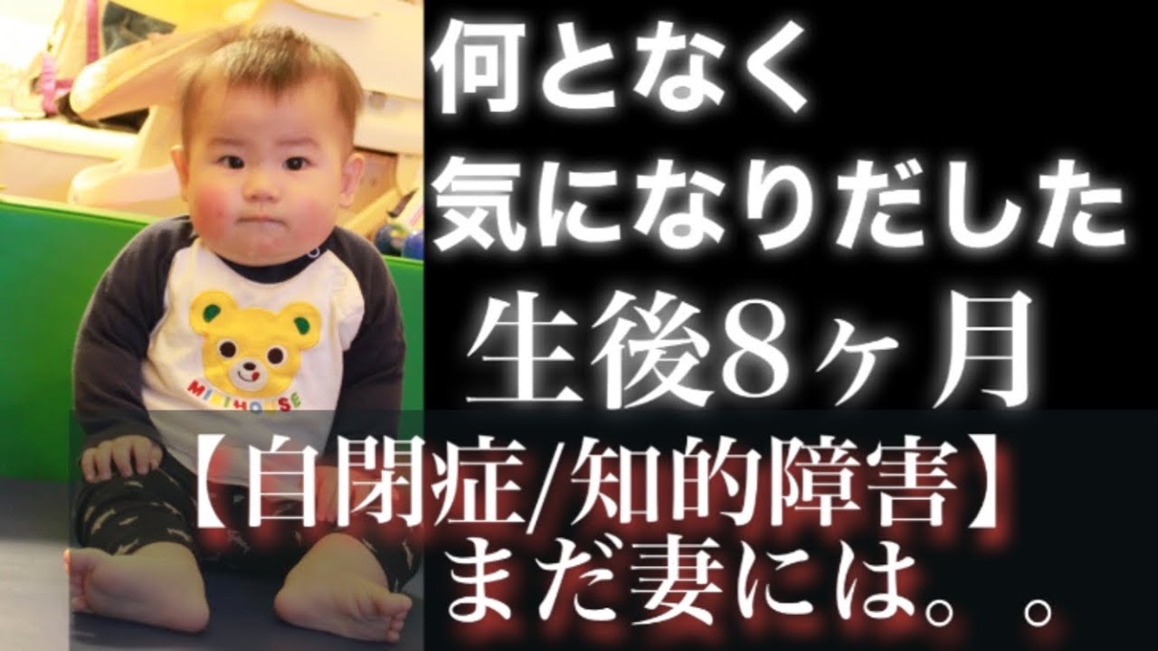 生後8ヶ月の成長記録 自閉症 知的障害 妻にはまだ言えてない時期 Youtube