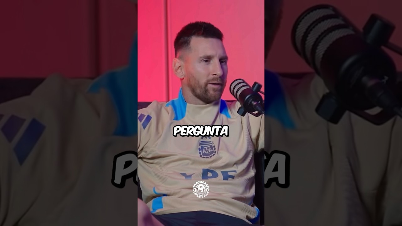 MESSI REVELOU QUEM &Eacute; O MELHOR JOGADOR DO MUNDO😳👀 #lionelmessi #messi