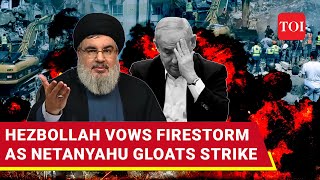 Beirut Burns Hezbollah Vow Revenge As Death Toll Mounts To 40 Netanyahu Gloats Serious Blows