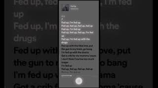 fed up ghostemane lyrics#editaudios #spedupaudios #bestspedup #shorts